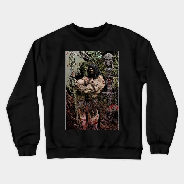 Conan the Barbarian Crewneck Sweatshirt by sharpy